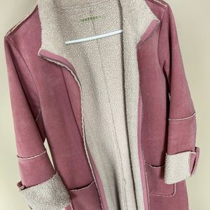 Velvet Pink Suede Jacket